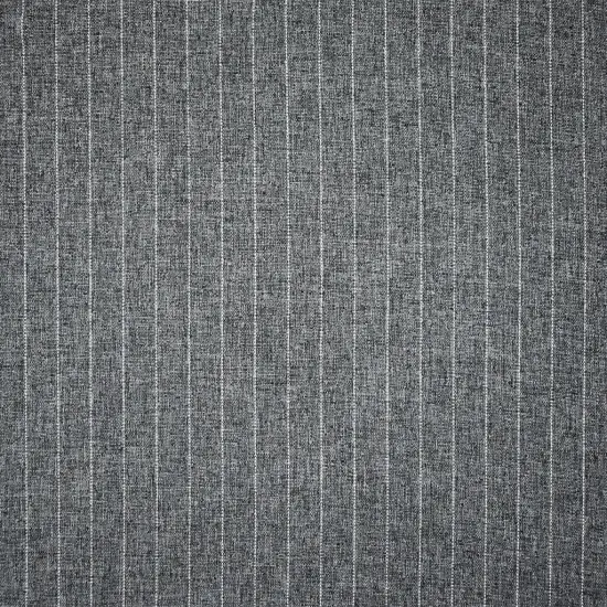 Gray-Black-White Poly Pinstripe Texture Shirting Woven Fabric By the Yard {4}