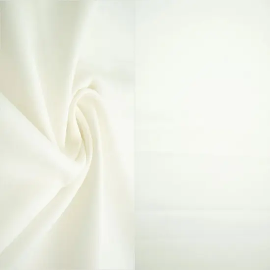 1 Yard Barbie Solid Woven Fabric Stretch Durable Upholstery Drapery 57/58" Width OFF WHITE {1}