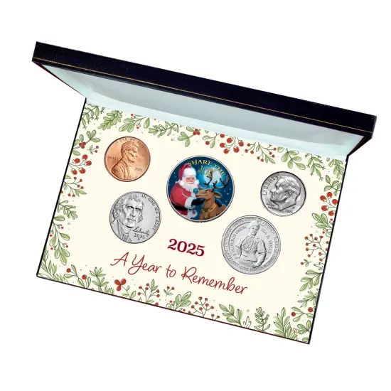 2025 Year To Remember Santa Coin Box Set {1}