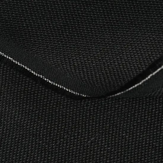 1 Yard Solid Black Midweight Pure Linen Fabric 8 oz Durable 60 Inches Wide {7}