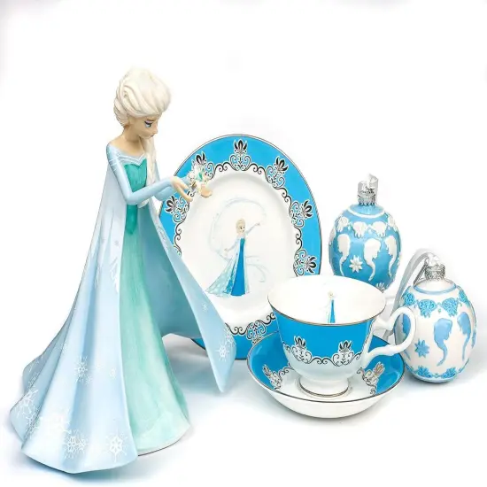 Disney English Ladies: Frozen Elsa Cup and Saucer {3}