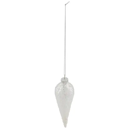 Northlight Winter Icicle Glass Ornament - 6.25" - Clear {5}