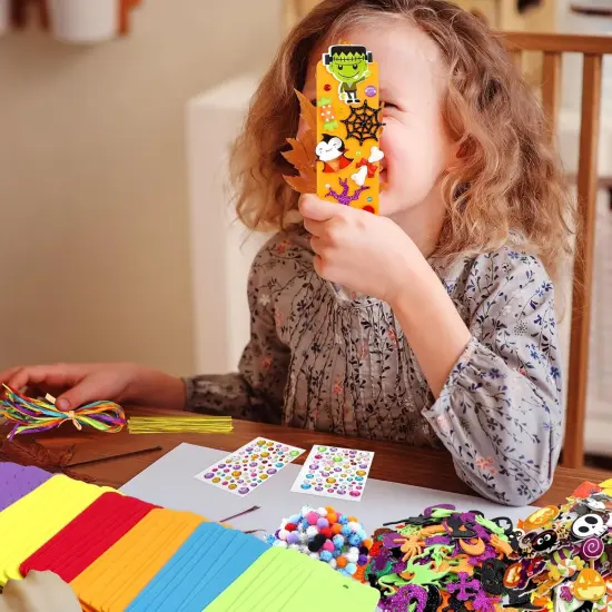 Foam DIY Halloween Bookmarks Craft Kit for Kids {5}