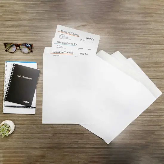 BAZIC Self-Seal White Envelope 9" x 12" (5/Pack) {6}