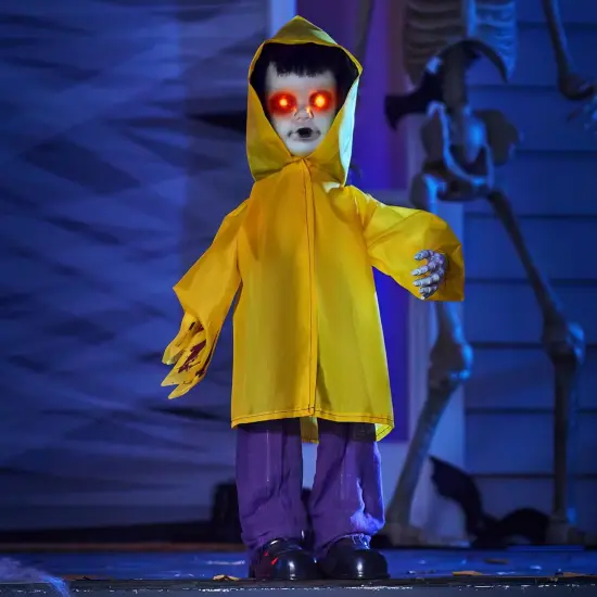 Halloween Decorations Outdoor, 2.7 Ft Life Size Animatronics Ghost Decor Props {5}