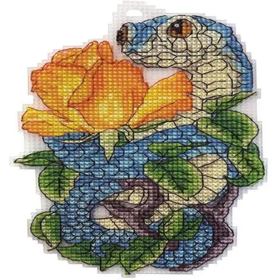 Snake Counted cross stitch kit 8089A {1}