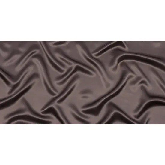 1 Yard Dark Silver Stretch Silk Charmeuse Smooth Elegant Solid Fabric for Gowns 40 inch Width {3}