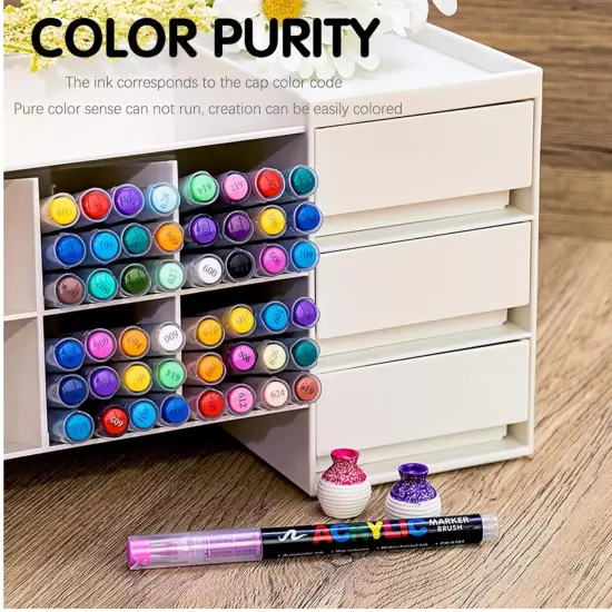 Kitcheniva Waterproof Permanent Paint Marker Pen Acrylic Arts Craft DIY {4}