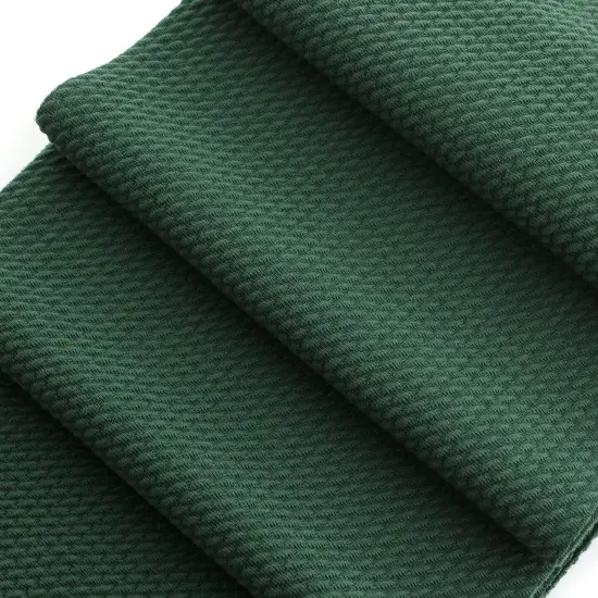 Solid 4 way Stretch Liverpool Bullet Fabric Forest green {3}