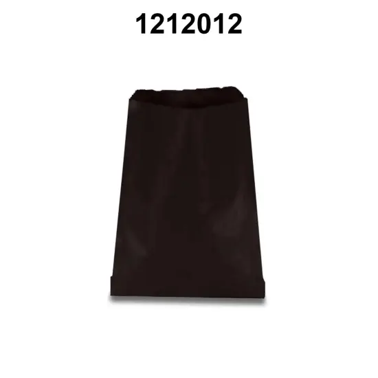 Colored Paper Merchandise Bags 12" x 15" Black {3}