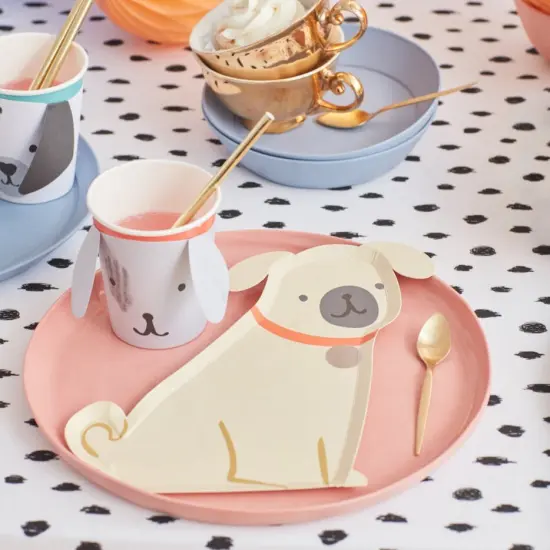 PUG PUPPY DOG PLATES {4}