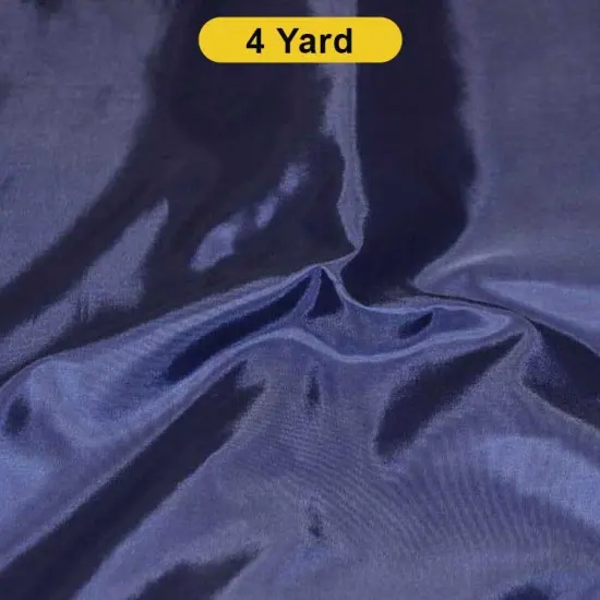 Polyester Lining Fabric 60" Wide Woven Taffeta for Apparel, Tents & Decoration Navy Blue {1}