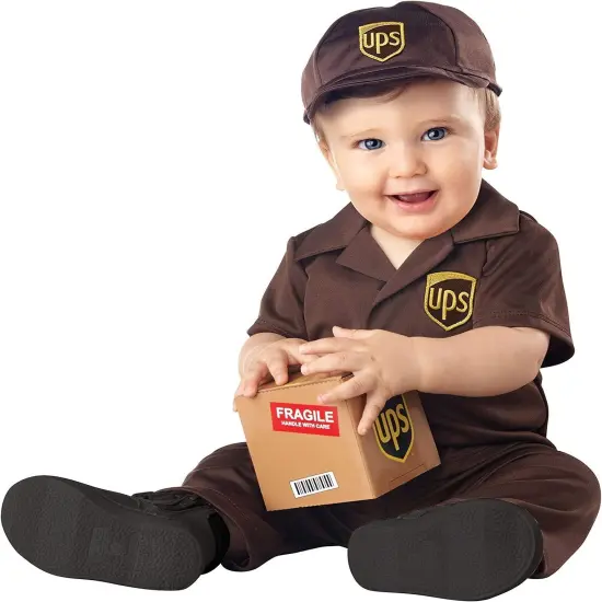 Infant UPS Baby Delivery Costume size 12-18 Months {1}
