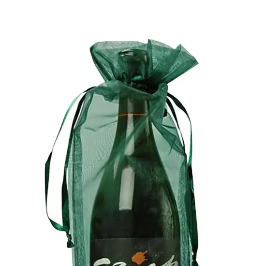 Sheer Organza Wine Bags 6"x15" Ideal for Parties {5}