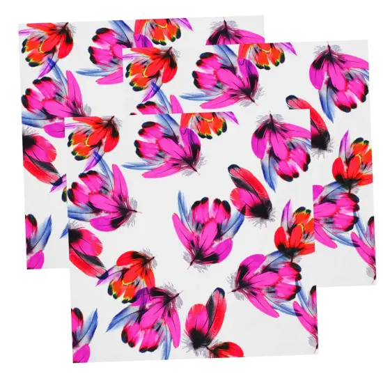 Falling Flowers Printed Spandex Fabric {5}