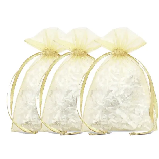 Petite Size for Small Items 3" x 4" Organza Bag {3}