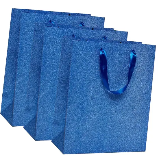 Durable Glitter Grain Euro Totes 10 1/4'' x 4 3/4'' x 12 5/8'' for Parties Royal {6}