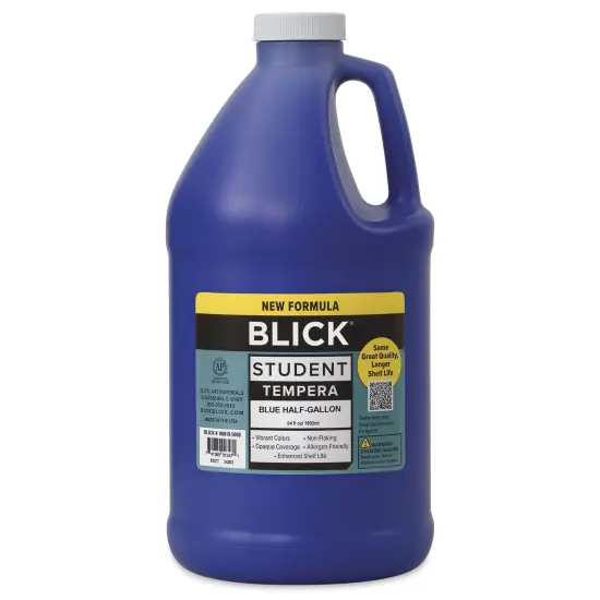 Blick Student Tempera Paint - Blue, 64 oz bottle {2}