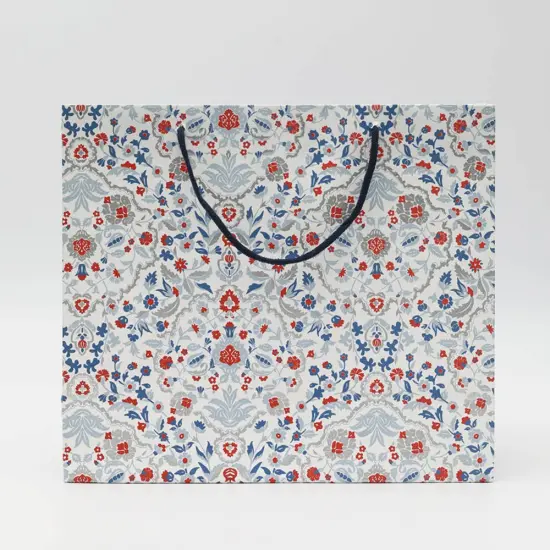 Assorted Paper Bags - Set of 7 Mughal Motif {3}