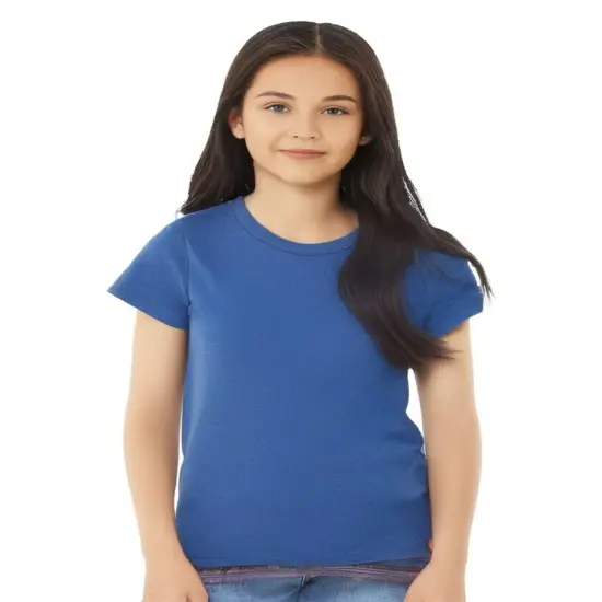 BELLA + CANVAS&reg; Triblend Crew Neck Short Sleeve Tee Shirt For Youth - 3413Y True royal triblend {1}