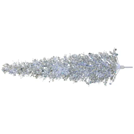 GKI/Bethlehem Lighting LED Lighted Commercial Manhattan Lightspray Christmas Swag - 9' - Silver {5}