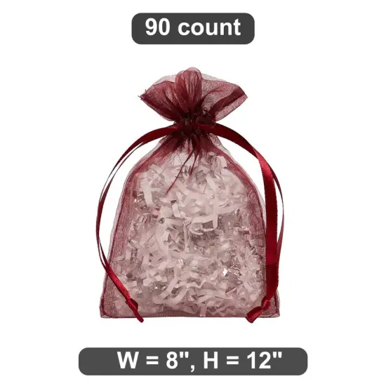 8" x 12" Organza Bag Spacious for Larger Gifts {1}