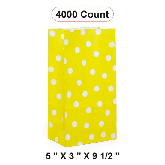 Dot Patterned Sos Food Bags 5'' x 3'' x 9 1/2'' Packaging {1}