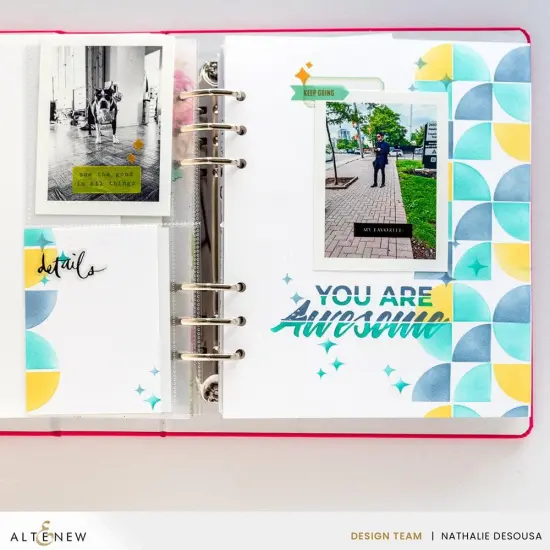 Modern Circles Builder Stencil Set (3 in 1) {5}