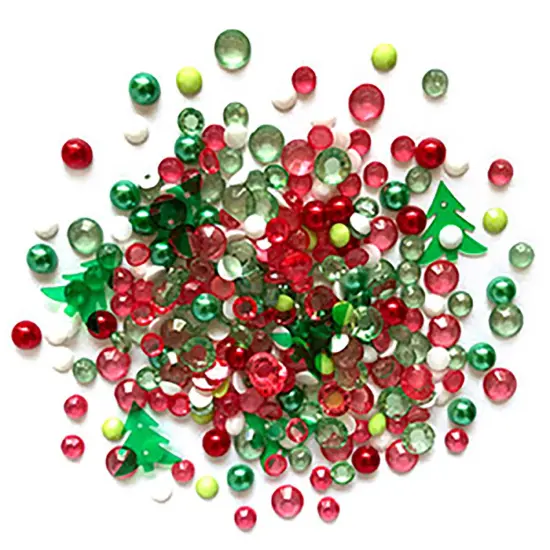 Christmas Embellishments Variety Bundle for Crafts and DIY Projects {6}