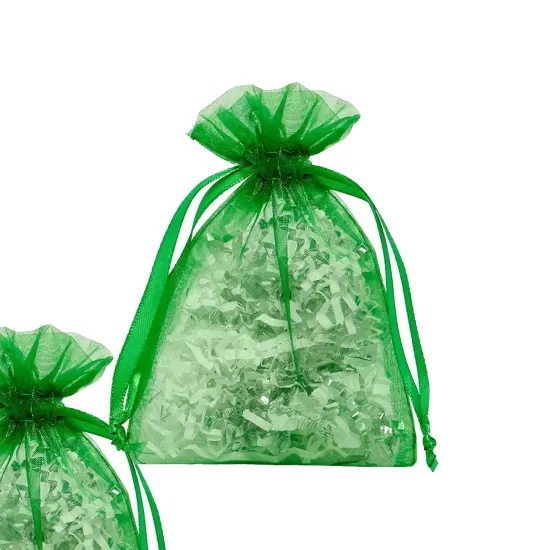 Compact 5&rdquo; x 8&rdquo; Organza Bags Great for Baby Shower Favors {2}