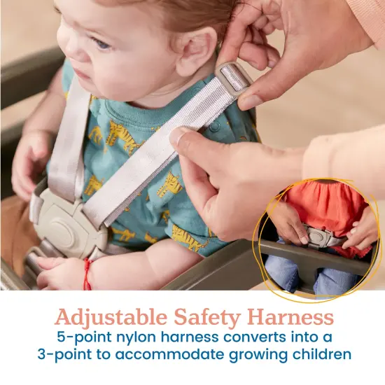 ASATT High Chair, Toddler Chair Grey Wash {5}