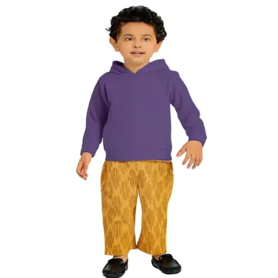 Gildan&reg; Heavy Blend Youth Hooded Long Sleeve Sweatshirt Purple {1}