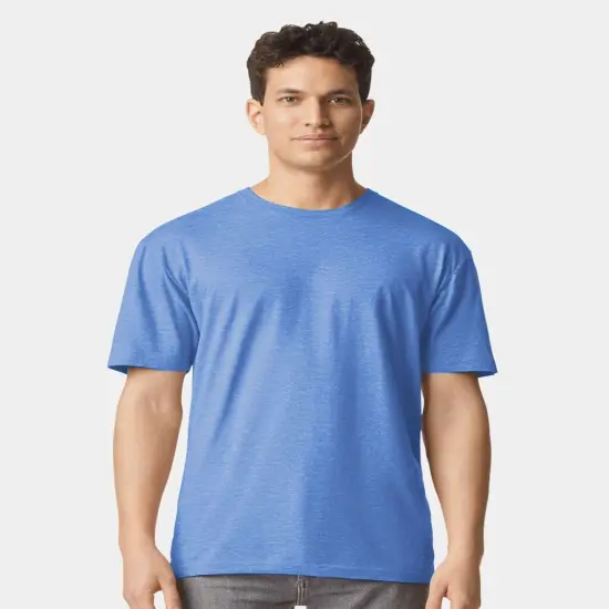 Gildan&reg; Hammer Crewneck Short Sleeve Heavyweight Cotton T-Shirt Chambray {3}