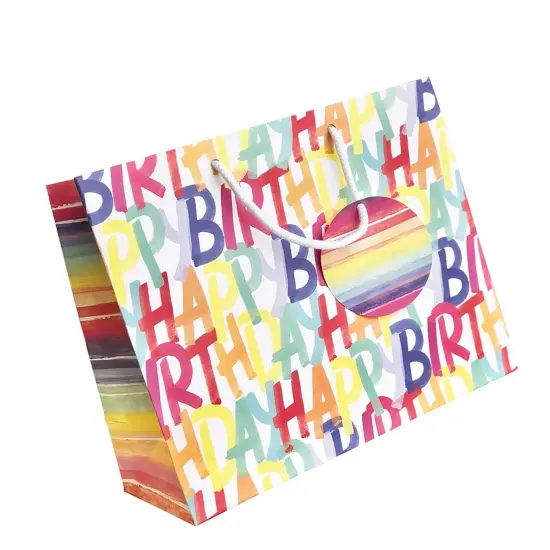 Patterned Gift Bags 10" X 5" X 12 1/2" Gift Wrapping & Party Favors {5}