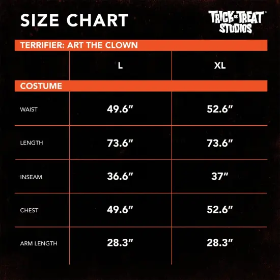 Terrifier Art The Clown Costume {7}