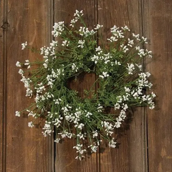 Pixieflower Candle Ring Cream 3" {3}