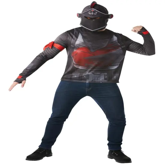 Fortnite Black Knight Adult Costume Top & Mask {1}