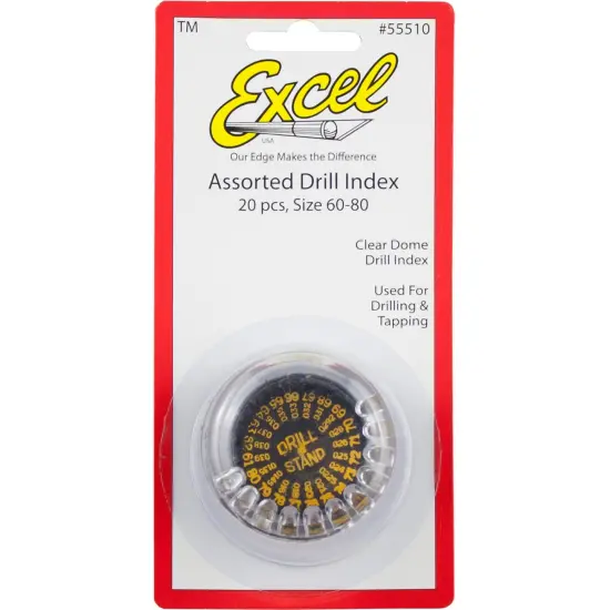 20-Piece Drill Bit Set with Dome Stand {3}