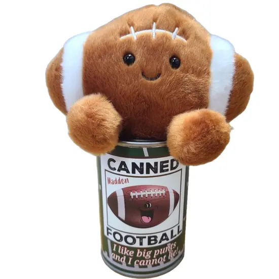 CANNED FOOTBALL STUFFED ANIMAL {3}