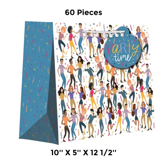 Patterned Gift Bags 10" X 5" X 12 1/2" Perfect for Retail & Gifts {1}