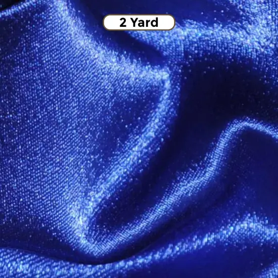 Superior Quality Crepe Back Satin Fabric 60" Wide Multiple Colors Royal Blue {1}