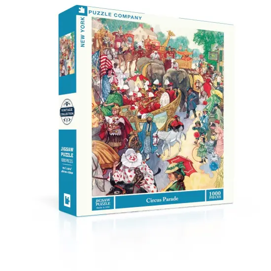 New York Puzzle Company Circus Parade 1000 Piece Piece Jigsaw Puzzle {2}