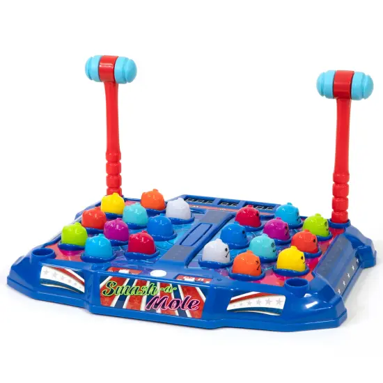 Retro Arcade: Electronic Smash-A-Mole - Tabletop Game, Moles Light Up, 4 Playing Modes, 1-2 Players, Ages 6+ {3}