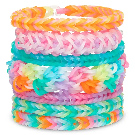 Rainbow Loom: Treasure Box - Glow-in-The-Dark Edition - DIY Bands Jewelry Kit, 7000 Glow Rubber Bands, 2 Happy Looms, Crafting Activity, Kids Ages 7+ {7}