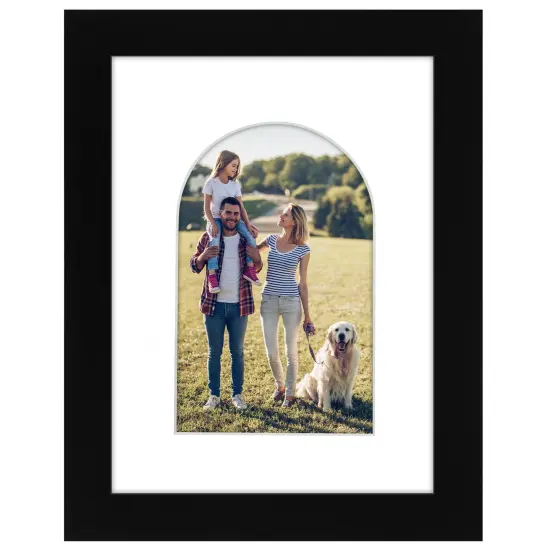 Americanflat Picture Frame with Arch-Shaped Mat - Ideal for Any Room, Living Rooms, Dorm Room {7}