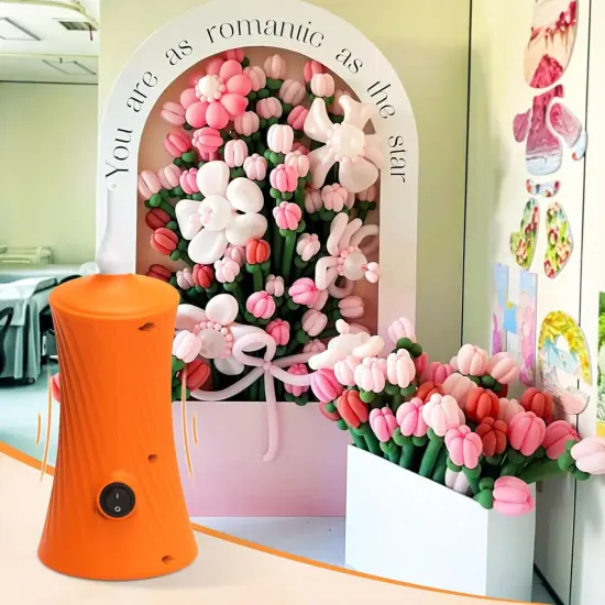 Balloon Pump Electric Air Pumps for Long Balloons, Electric Air Balloon Pump, Balloon Inflator for Foil Twisty Animal Balloons in Birthday Party for Decorations {3}