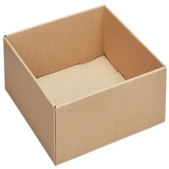 Pack/6: Kraft Stripes Decorative Trays - 12 x 9 x 3" {2}