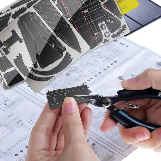 3D Metal Puzzles for Kids, Blackbird SR-71 Metal Aircraft Model Kits, Military Airplane Model Kit to Build for Kids Hobbies {4}