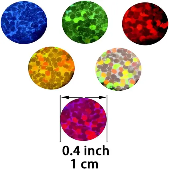 Multicolor Sparkle Foil Metallic Round Table Confetti Decor Circle Dots Mylar Scatter Wedding Bachelorette Valentines Mothers Day Baby Shower Birthday New Years Party Confetti Decorations, 60g {2}