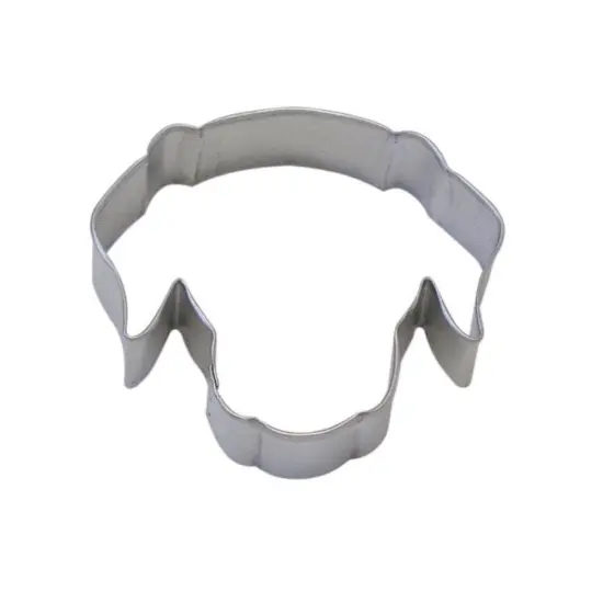 3.5&rdquo; Dog Face K9 Metal Cookie Cutter {1}